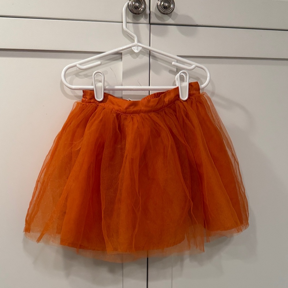 Janie and Jack Orange Tulle Skirt